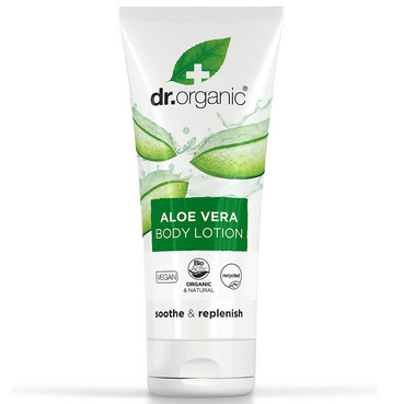 Заспокійливий та відновлювальний лосьйон для тіла з алое вера Dr.Organic Aloe Vera Skin Lotion фото