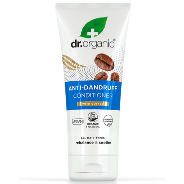 Кондиціонер проти лупи з органічною кавою Dr.Organic Coffee Anti Dandruff Conditioner фото