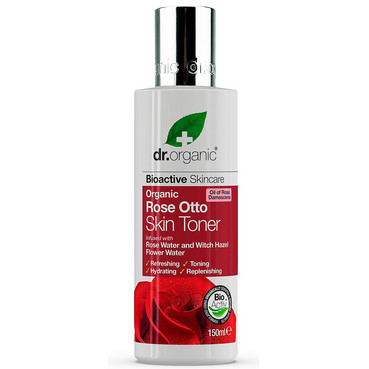 Тонік для обличчя з олією троянди Отто Dr.Organic Rose Otto Skin Toner фото