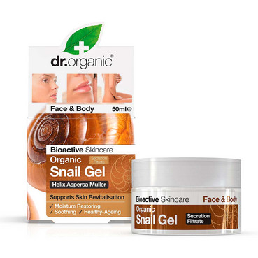 Гель для лица и тела с муцином улитки Dr.Organic Snail Gel фото