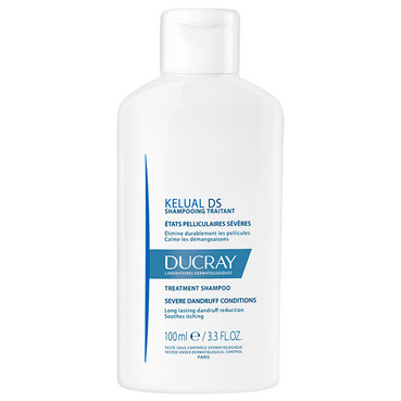 Шампунь проти стійкої лупи і сильного свербежу голови Ducray Kelual DS Shampoo фото