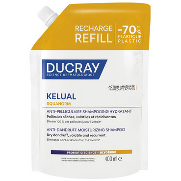 Зволожуючий шампунь проти сухої лупи Ducray Kelual Squanorm Dry Dandruff Shampoo фото