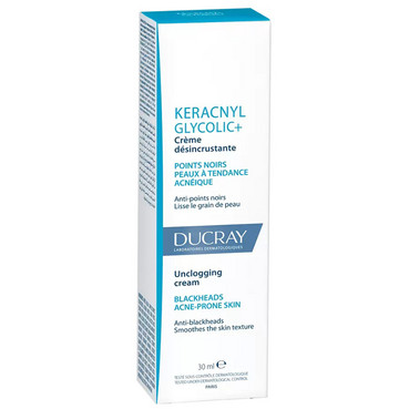 керакнил гликолик+ крем, очищающий поры ducray keracnyl glycolic + unclogging cream фото