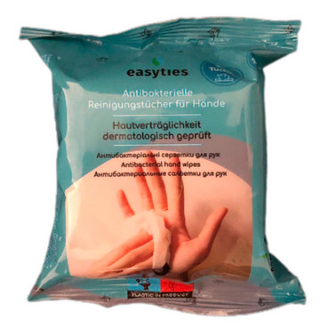 Антибактеріальні серветки для рук  фото