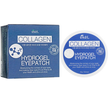 Патчі гідрогелеві для контуру очей з колагеном Ekel Collagen Hydrogel Eye Patch фото
