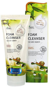 Пінка для вмивання з екстрактом секрету равлика Ekel Foam Cleanser Snail фото