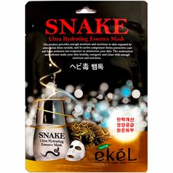 Тканинна маска &bq;Ефект ботокса&bq; Ekel Snake Ultra Hydrating Essence Mask фото