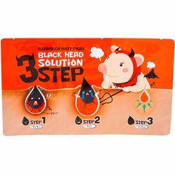 Набор 3 шага для удаления черных точек Elizavecca Face Care Milky Piggy Black Head Solution 3 Step фото