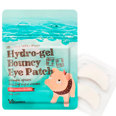 Гідрогелеві патчі для контуру очей з колагеном Elizavecca Face Care Milky Piggy Hydro-gel Bouncy Eye Patch фото