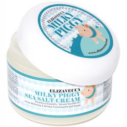 Солевой коллагеновый крем для лица Elizavecca Face Care Milky Piggy Sea Salt Cream фото