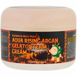 Крем паровой увлажняющий Elizavecca Milky Piggy Aqua Rising Argan Gelato Steam Cream фото