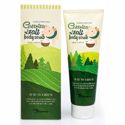 Скраб для тіла з екстрактом зеленого чаю Elizavecca Milky Piggy Greentea Salt Body Scrub фото
