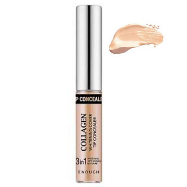 освітлюючий колагеновий консилер enough collagen whitening cover tip concealer фото