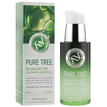 Сироватка для обличчя з екстрактом чайного дерева Enough Pure Tree Balancing Pro Calming Ampoule фото