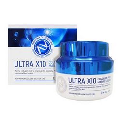 Крем для лица увлажняющий с коллагеном Enough Ultra X10 Collagen Pro Marine Cream фото