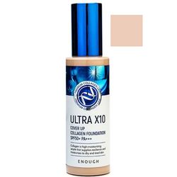 Тональная основа с коллагеном Enough Ultra X10 Cover Up Collagen Foundation SPF50+/PA +++ фото