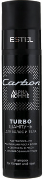 Шампунь для волосся і тіла Estel Professional Alpha Homme Carbon Turbo фото