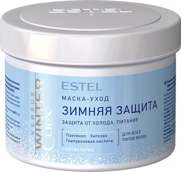 Маска-догляд для волосся захист і живлення Estel Professional Curex Versus Winter Mask фото