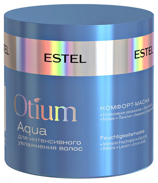 Комфорт-маска для інтенсивного зволоження волосся Estel Professional Otium Aqua Mask фото