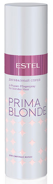 Двофазний спрей для світлого волосся Estel Professional Prima Blonde Spray фото