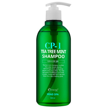 Шампунь успокаивающий с чайным деревом и мятой Esthetic House CP-1 Tea Tree Mint Shampoo фото