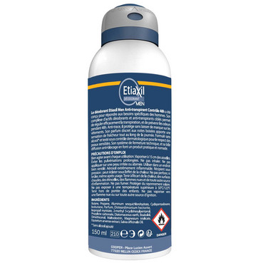 антиперспірант аерозольний чоловічий &bq;захист 48 годин&bq; etiaxil men antiperspirant deodorant protection 48h aerosol фото