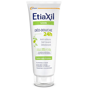Гель-дезодорант для душа з пробіотиком, цитрусовий Etiaxil Shower Gel Deo Citrus 24H фото