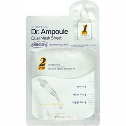 Маска тканевая &bq;Ампульная эссенция&bq; Etude House Dr. Ampoule Dual Mask Brightening Care фото