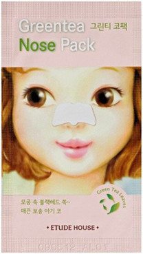 Патч для носа очищуючий, з зеленим чаєм Etude House Green Tea Nose Pack фото