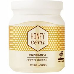 Живильна маска на основі маточного молочка Etude House Honey Cera Nutrition Lifting Wrapping Mask фото