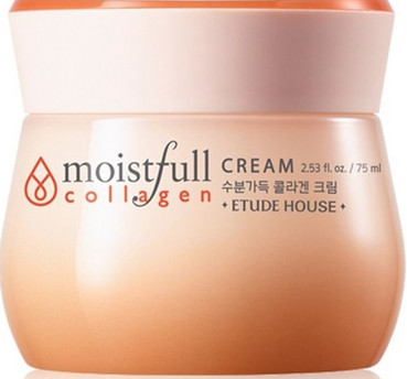 Увлажняющий крем для лица с коллагеном Etude House Moistfull Collagen Cream фото