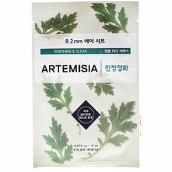 Тканевая маска с полынью Etude House Therapy Air Mask Foremost Mugwort фото