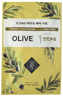 Тканинна маска з оливкою Etude House Therapy Air Mask Olive фото
