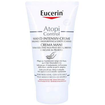 Інтенсивний крем для сухої та атопічної шкіри рук Eucerin AtopiControl Hand Intensiv-Creme фото