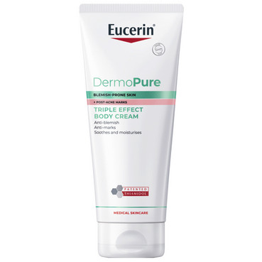 Крем для тіла потрійної дії Eucerin DermoPure Triple Effect фото