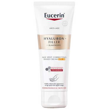 Крем для рук проти вікових та пігментних плям з SPF 30 Eucerin Hyaluron-Filler + Elasticity Anti-Dark Spot Hand Cream фото