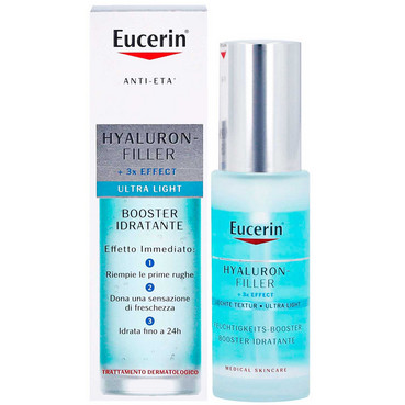 Ультралегкий зволожуючий гель-бустер Eucerin Hyaluron-Filler + 3x Effect Moisture Booster фото