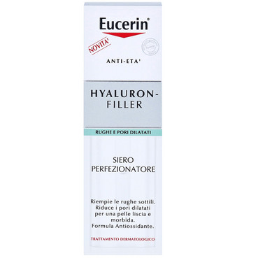 антивікова сироватка для вдосконалення структури шкіри обличчя eucerin hyaluron-filler skin refining serum фото