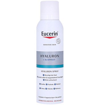 Зволожуючий спрей з гіалуроном для чутливої шкіри Eucerin Hyaluron Anti-Age Mist Spray фото