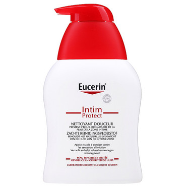 Заспокійливий засіб для інтимної гігієни Eucerin Intim Protect Gentle Cleansing Fluid фото