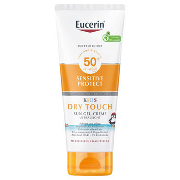 Дитячий сонцезахисний ультралегкий гель-крем з SPF 50+ Eucerin Sensitive Protect Kids Dry Touch Sun Gel-Cream SPF 50+ фото