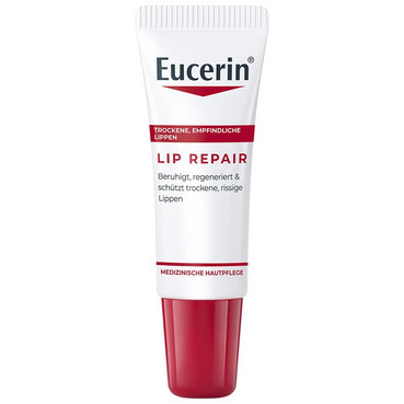 Заспокійливий регенеруючий бальзам для сухих і чутливих губ Eucerin Lip Balm фото