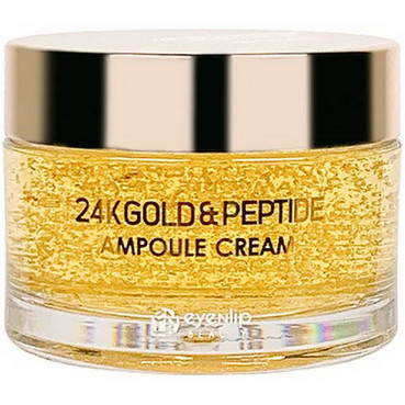 Антивікової крем для обличчя з золотом і пептидами  фото