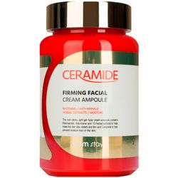 Укрепляющая ампульная крем-сыворотка для лица с керамидами Farmstay Ceramide Firming Facial Cream Ampoule фото