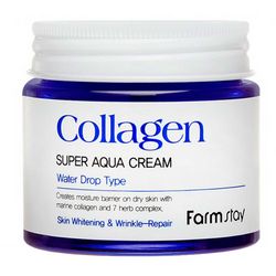Увлажняющий крем для лица с коллагеном Farmstay Collagen Super Aqua Cream фото