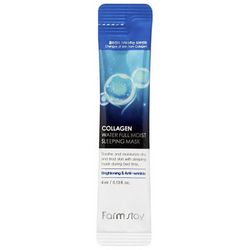 Ночная увлажняющая маска с коллагеном FarmStay Collagen Water Full Moist Sleeping Mask фото