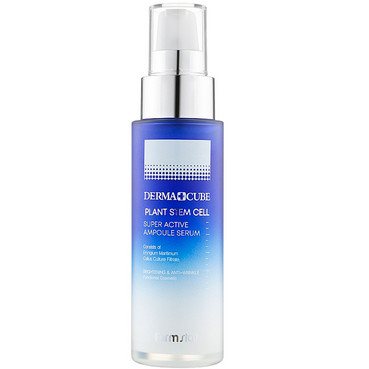 Сыворотка для лица со стволовыми клетками FarmStay Derma Cube Plant Stem Cell Super Active Ampoule Serum фото