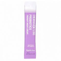 Ночной крем для лица с пробиотиками FarmStay Derma Cube Probiotics Therapy Cream фото