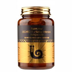 Многофункциональная сыворотка с муцином улитки FarmStay Escargot Noblesse Intensive Ampoule фото