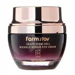 Крем для глаз с фито-стволовыми клетками винограда FarmStay Grape Stem Cell Wrinkle Repair Eye Cream фото